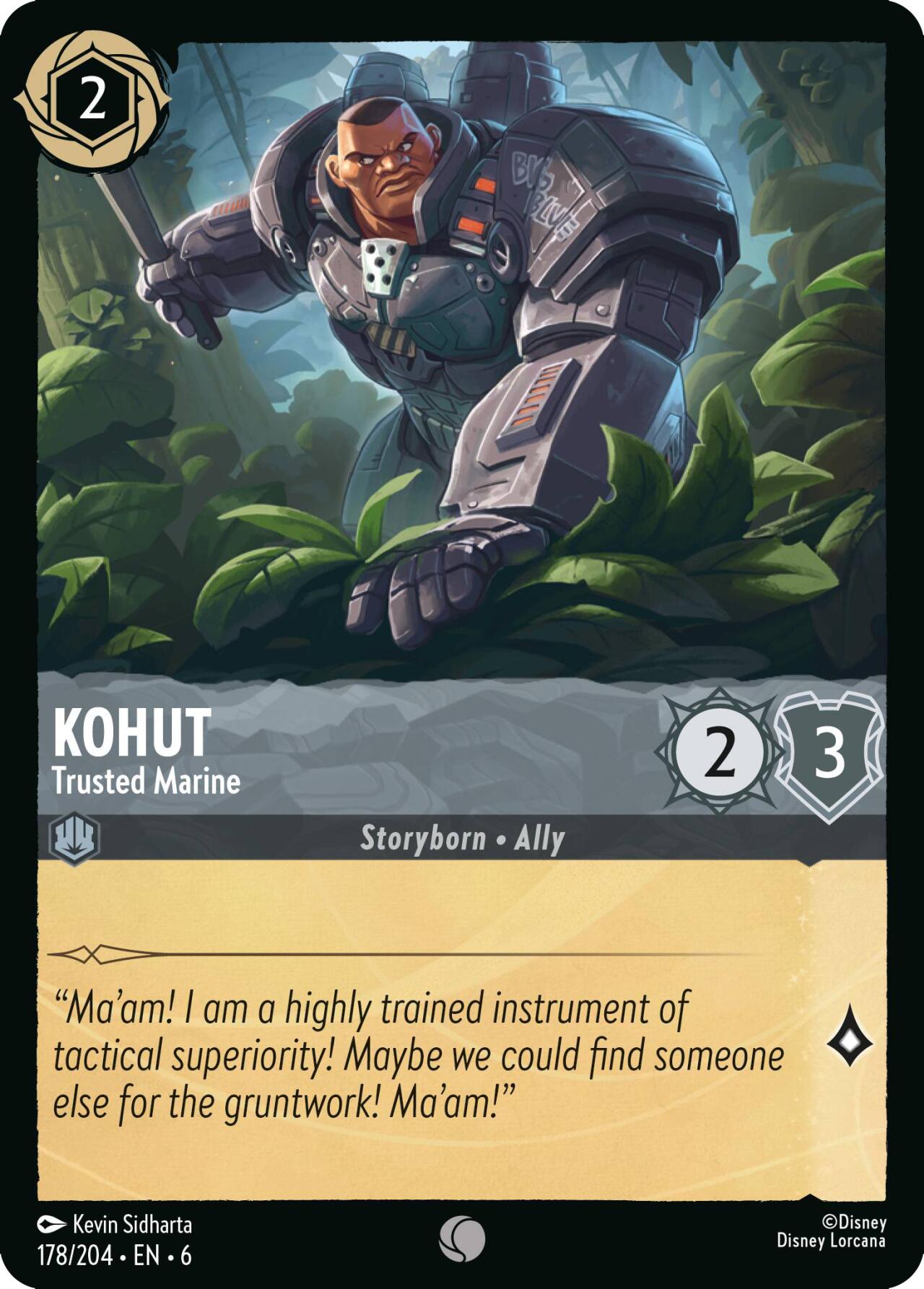 Kohut - Trusted Marine (178/204) [Azurite Sea] | Good Games Morley