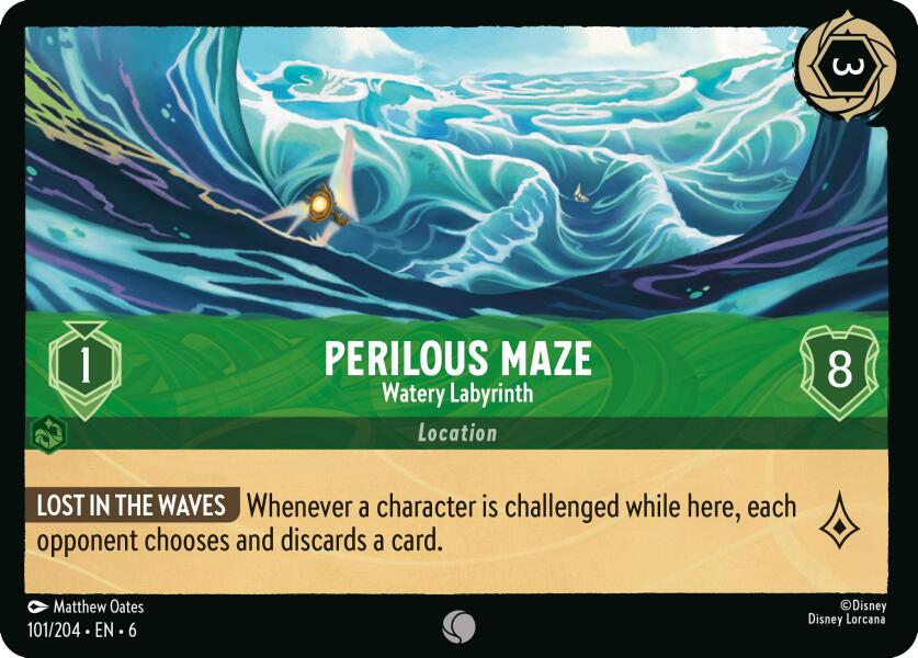 Perilous Maze - Watery Labyrinth (101/204) [Azurite Sea] | Good Games Morley