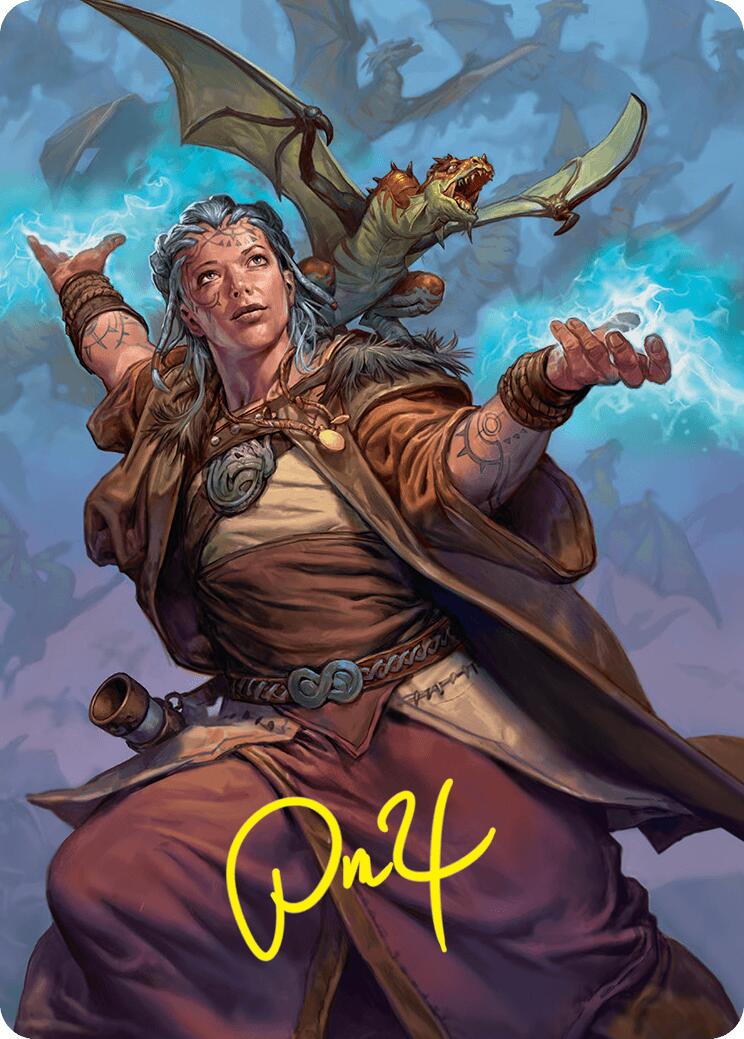 Drake Hatcher 2 Art Card (29/54) (Gold-Stamped Signature) [Foundations Art Series] | Good Games Morley