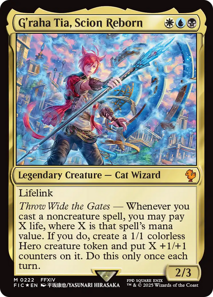 G'raha Tia, Scion Reborn (Surge Foil) [FINAL FANTASY Commander] | Good Games Morley
