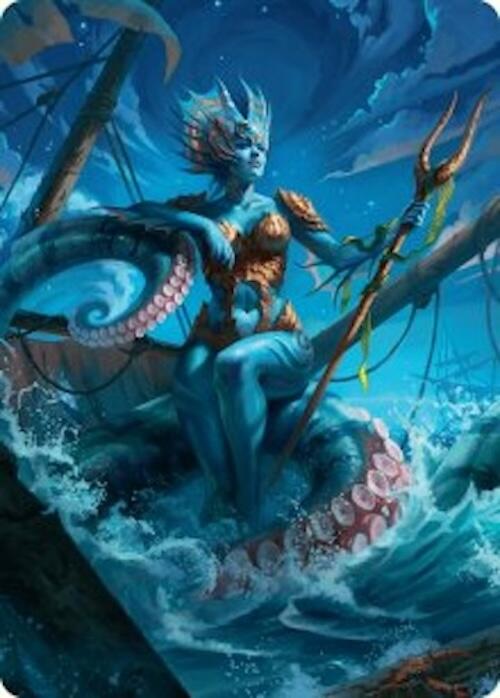 Kiora, the Rising Tide Art Card (30/54) [Foundations Art Series] | Good Games Morley