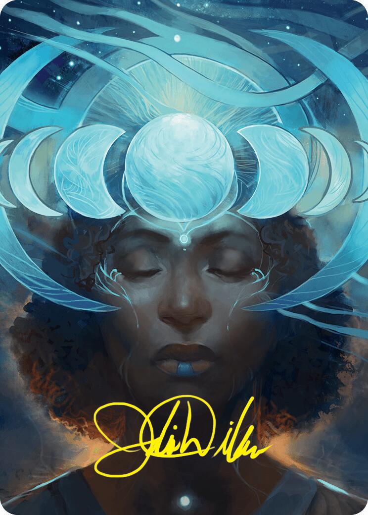 Lunar Insight Art Card (31/54) (Gold-Stamped Signature) [Foundations Art Series] | Good Games Morley