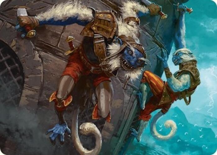 Goblin Boarders Art Card (11/54) [Foundations Art Series] | Good Games Morley