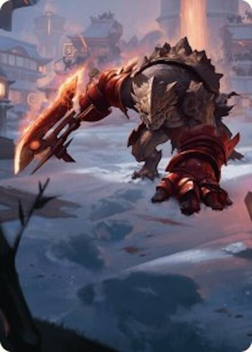 Searslicer Goblin Art Card (39/54) [Foundations Art Series] | Good Games Morley