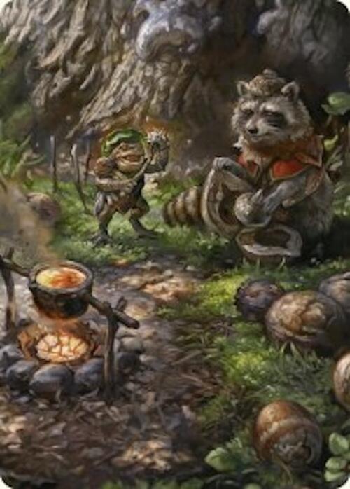 Sylvan Scavenging Art Card (46/54) [Foundations Art Series] | Good Games Morley