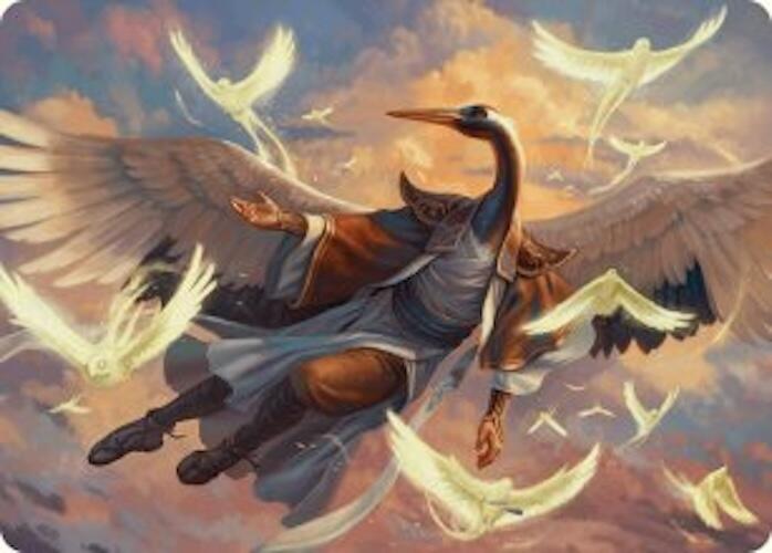 Kykar, Zephyr Awakener Art Card (16/54) [Foundations Art Series] | Good Games Morley