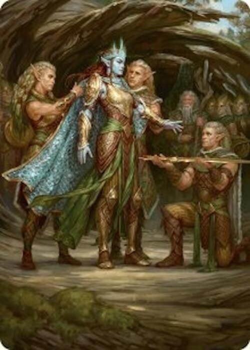 Lathril, Blade of the Elves Art Card (48/54) [Foundations Art Series] | Good Games Morley