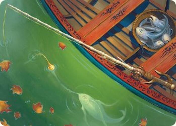 Fishing Pole Art Card (18/54) [Foundations Art Series] | Good Games Morley