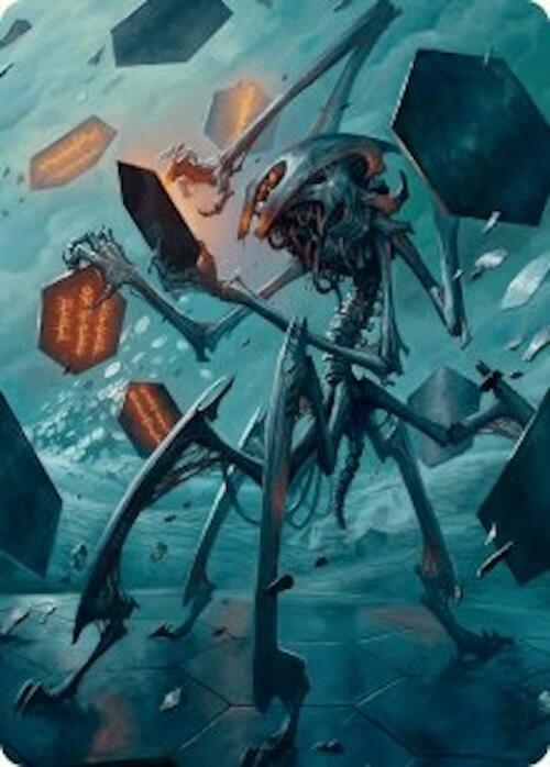Scrawling Crawler Art Card (50/54) [Foundations Art Series] | Good Games Morley