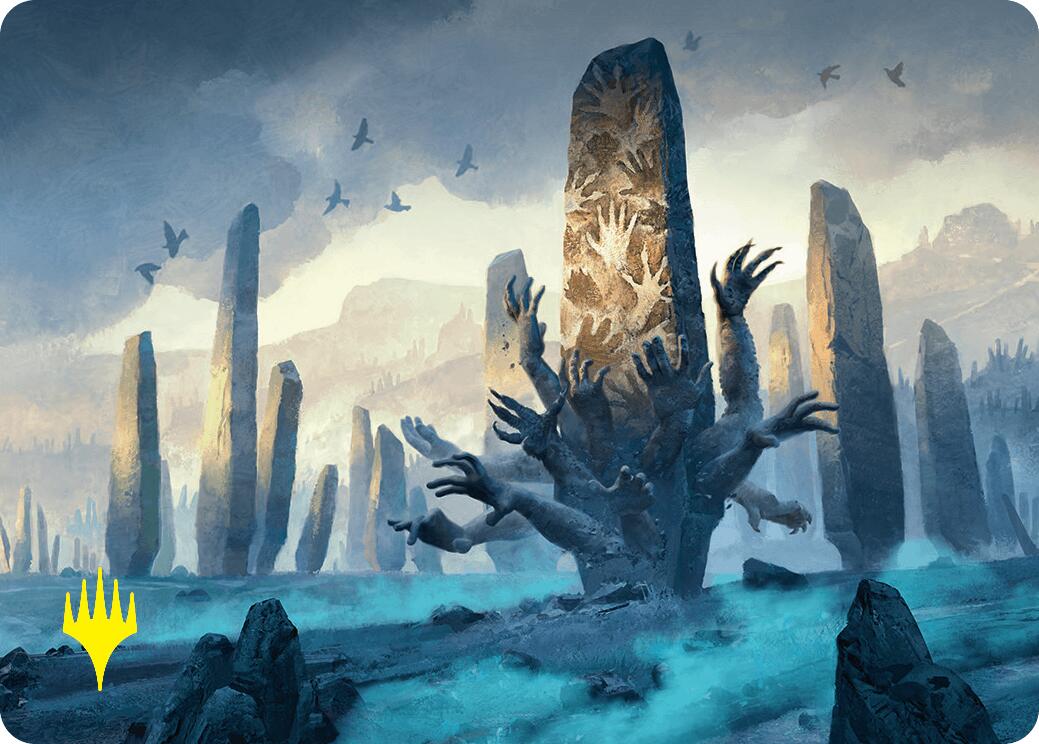 Soulstone Sanctuary Art Card (19/54) (Gold-Stamped Signature) [Foundations Art Series] | Good Games Morley