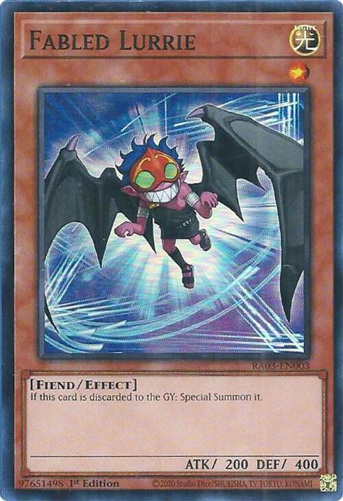 Fabled Lurrie [RA03-EN003] Super Rare | Good Games Morley