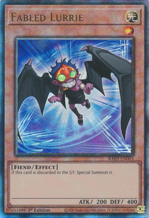 Fabled Lurrie (UTR) [RA03-EN003] Prismatic Ultimate Rare | Good Games Morley