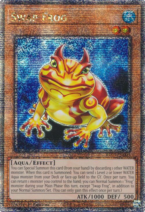 Swap Frog (Quarter Century Secret Rare) [RA03-EN005] Quarter Century Secret Rare | Good Games Morley
