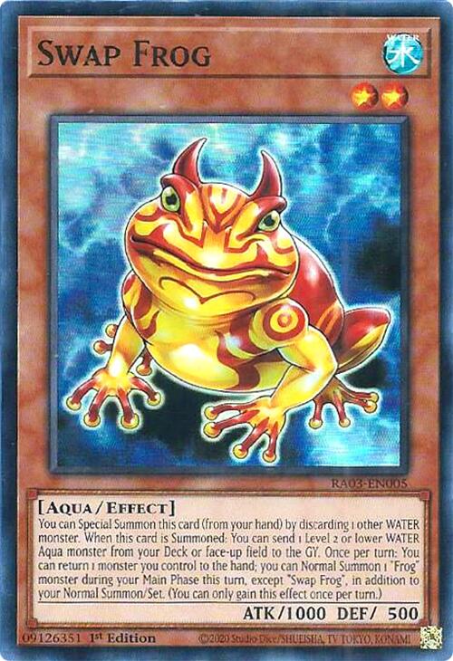 Swap Frog [RA03-EN005] Super Rare | Good Games Morley