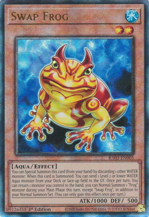 Swap Frog (UTR) [RA03-EN005] Prismatic Ultimate Rare | Good Games Morley
