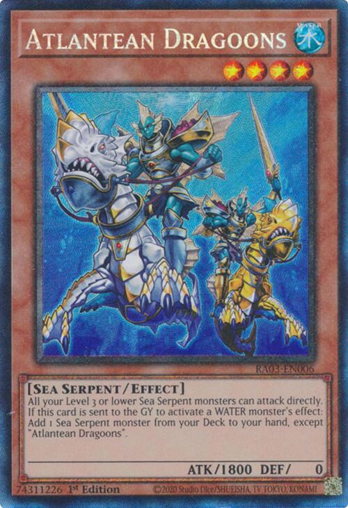 Atlantean Dragoons (CR) [RA03-EN006] Prismatic Collector's Rare | Good Games Morley