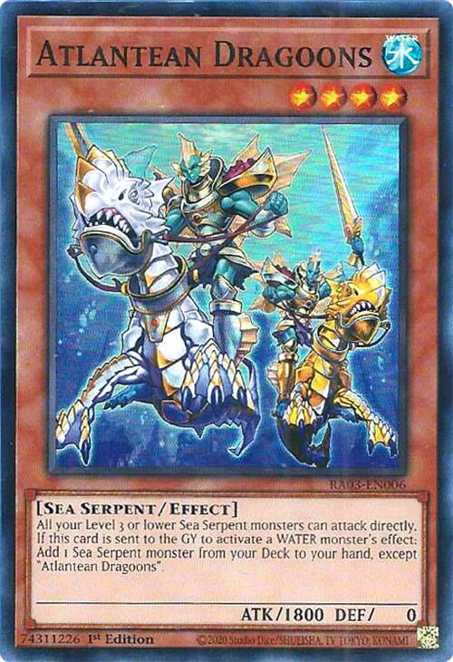 Atlantean Dragoons [RA03-EN006] Super Rare | Good Games Morley