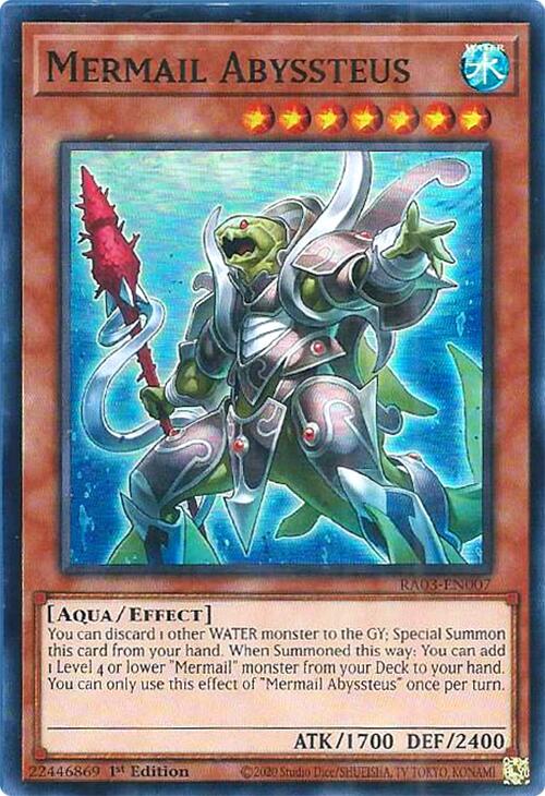 Mermail Abyssteus [RA03-EN007] Super Rare | Good Games Morley