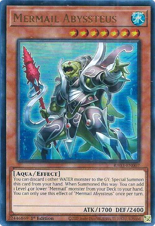 Mermail Abyssteus (UR) [RA03-EN007] Ultra Rare | Good Games Morley