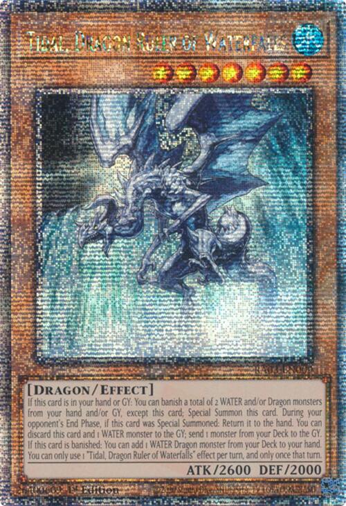 Tidal, Dragon Ruler of Waterfalls (Quarter Century Secret Rare) [RA03-EN009] Quarter Century Secret Rare | Good Games Morley