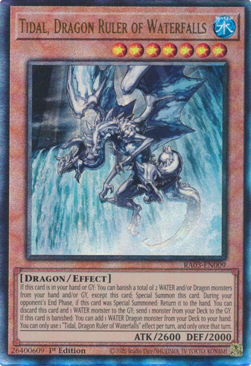 Tidal, Dragon Ruler of Waterfalls (UTR) [RA03-EN009] Prismatic Ultimate Rare | Good Games Morley
