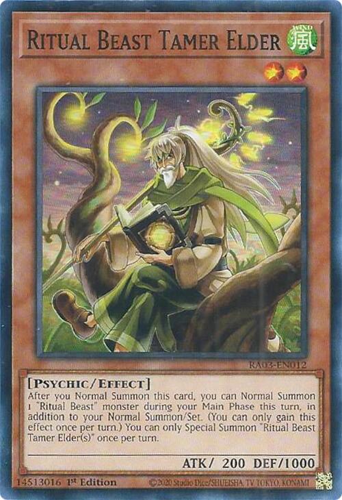 Ritual Beast Tamer Elder [RA03-EN012] Super Rare | Good Games Morley