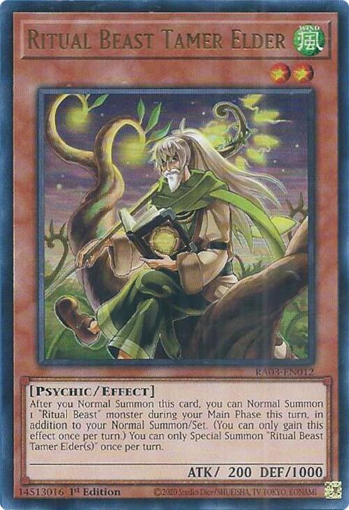 Ritual Beast Tamer Elder (UR) [RA03-EN012] Ultra Rare | Good Games Morley