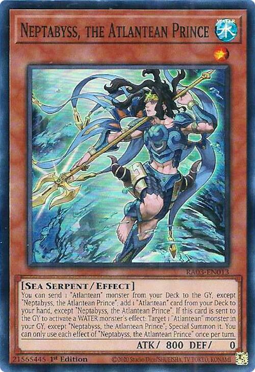 Neptabyss, the Atlantean Prince [RA03-EN013] Super Rare | Good Games Morley