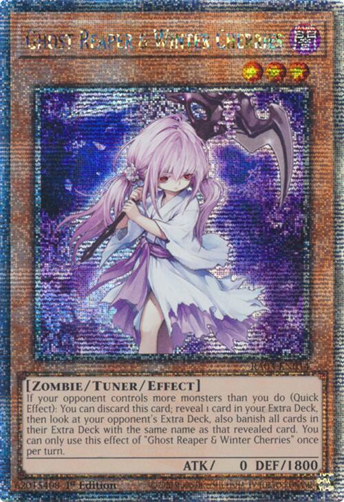 Ghost Reaper & Winter Cherries (Quarter Century Secret Rare) [RA03-EN014] Quarter Century Secret Rare | Good Games Morley