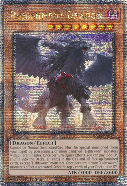 Punishment Dragon (Quarter Century Secret Rare) [RA03-EN015] Quarter Century Secret Rare | Good Games Morley