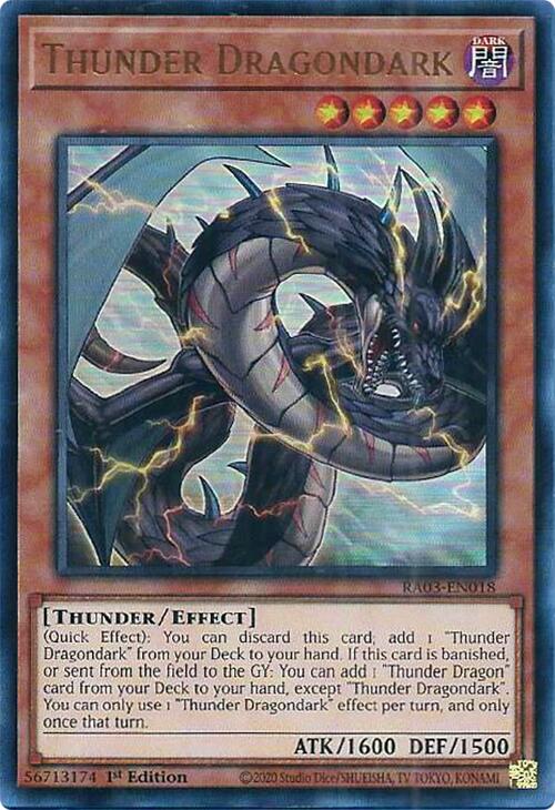 Thunder Dragondark (UR) [RA03-EN018] Ultra Rare | Good Games Morley