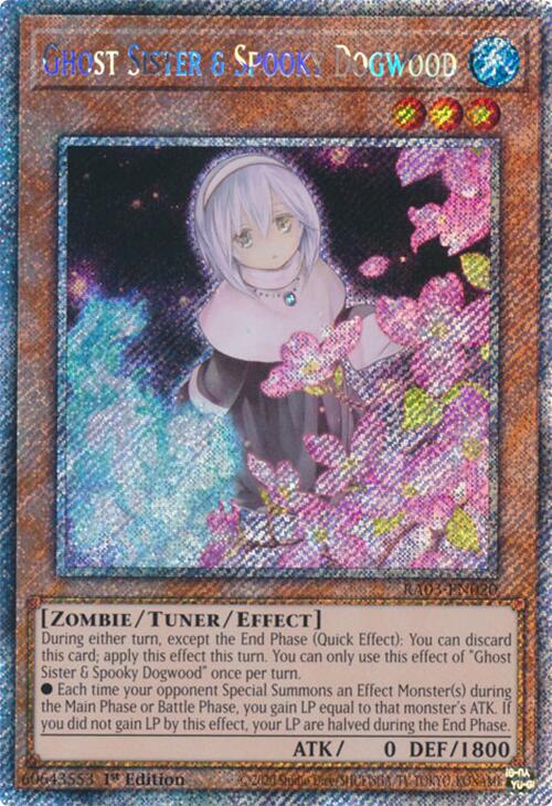 Ghost Sister & Spooky Dogwood (Platinum Secret Rare) [RA03-EN020] Platinum Secret Rare | Good Games Morley