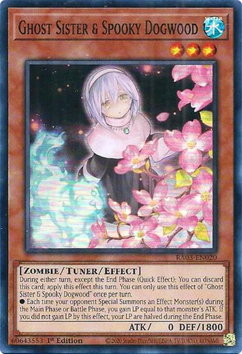 Ghost Sister & Spooky Dogwood [RA03-EN020] Super Rare | Good Games Morley
