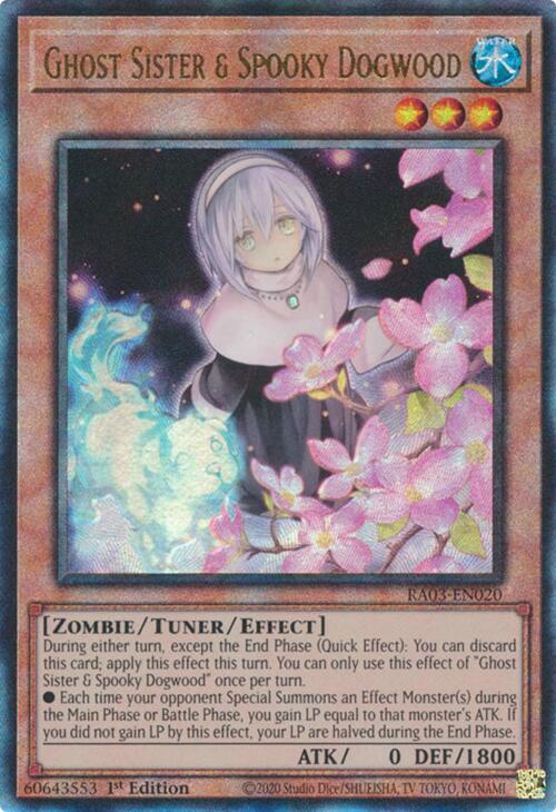 Ghost Sister & Spooky Dogwood (UTR) [RA03-EN020] Prismatic Ultimate Rare | Good Games Morley