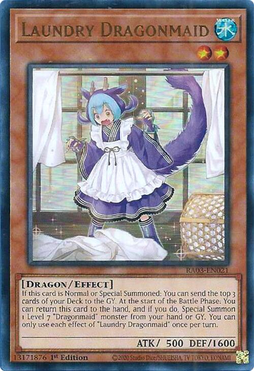 Laundry Dragonmaid (UR) [RA03-EN021] Ultra Rare | Good Games Morley