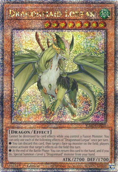 Dragonmaid Lorpar (Quarter Century Secret Rare) [RA03-EN022] Quarter Century Secret Rare | Good Games Morley