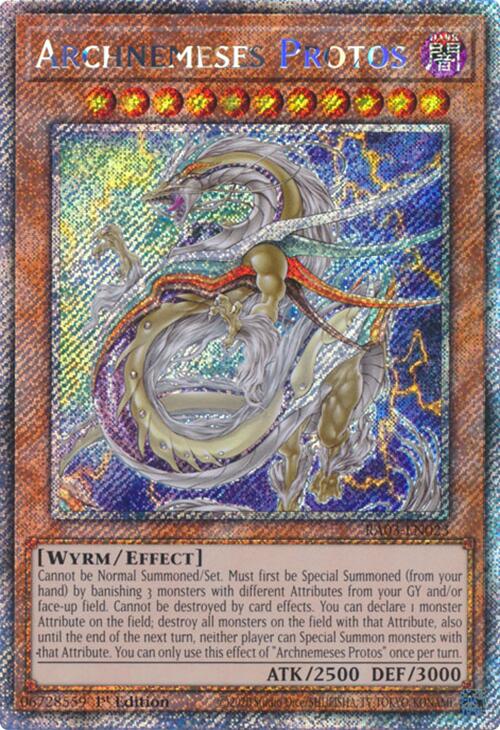 Archnemeses Protos (Platinum Secret Rare) [RA03-EN023] Platinum Secret Rare | Good Games Morley