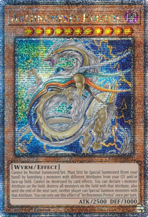 Archnemeses Protos (Quarter Century Secret Rare) [RA03-EN023] Quarter Century Secret Rare | Good Games Morley