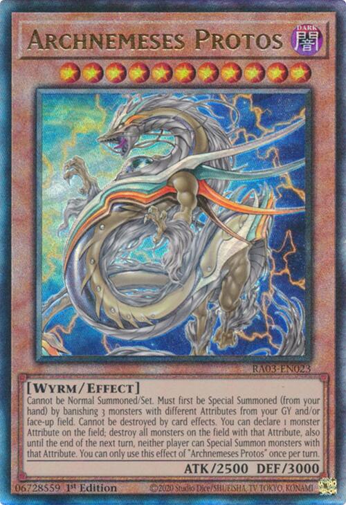 Archnemeses Protos (UTR) [RA03-EN023] Prismatic Ultimate Rare | Good Games Morley