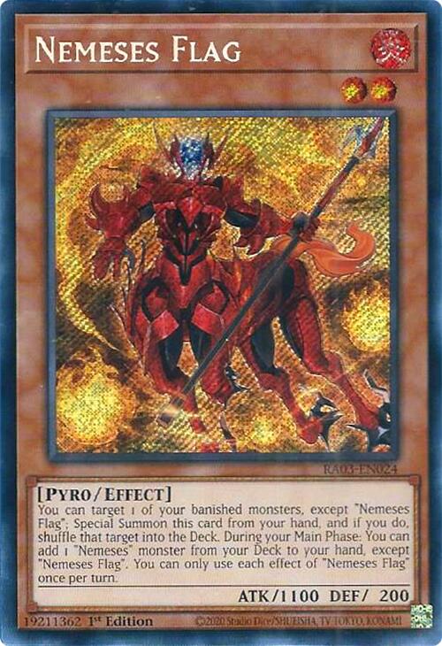 Nemeses Flag (Secret Rare) [RA03-EN024] Secret Rare | Good Games Morley
