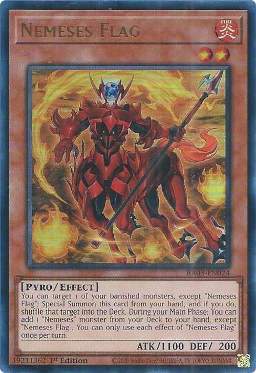 Nemeses Flag (UR) [RA03-EN024] Ultra Rare | Good Games Morley