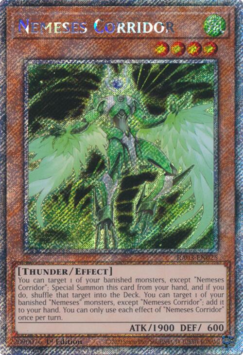Nemeses Corridor (Platinum Secret Rare) [RA03-EN025] Platinum Secret Rare | Good Games Morley