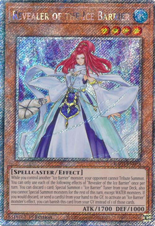 Revealer of the Ice Barrier (Platinum Secret Rare) [RA03-EN028] Platinum Secret Rare | Good Games Morley