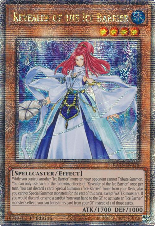 Revealer of the Ice Barrier (Quarter Century Secret Rare) [RA03-EN028] Quarter Century Secret Rare | Good Games Morley