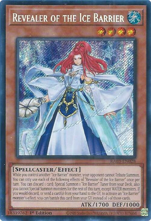 Revealer of the Ice Barrier (Secret Rare) [RA03-EN028] Secret Rare | Good Games Morley