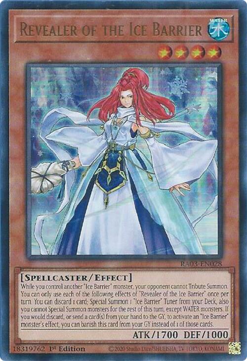 Revealer of the Ice Barrier (UR) [RA03-EN028] Ultra Rare | Good Games Morley