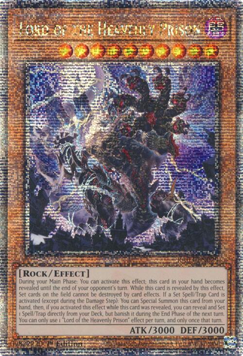 Lord of the Heavenly Prison (Quarter Century Secret Rare) [RA03-EN029] Quarter Century Secret Rare | Good Games Morley