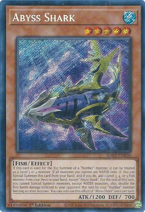 Abyss Shark (Secret Rare) [RA03-EN030] Secret Rare | Good Games Morley