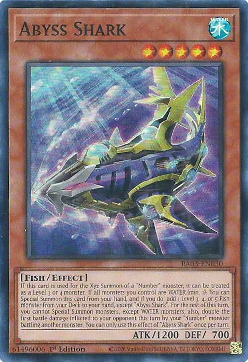 Abyss Shark [RA03-EN030] Super Rare | Good Games Morley