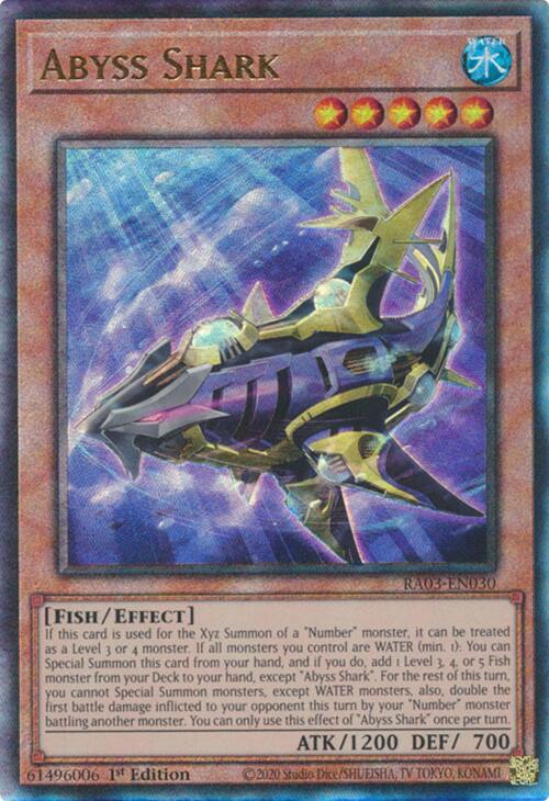 Abyss Shark (UTR) [RA03-EN030] Prismatic Ultimate Rare | Good Games Morley